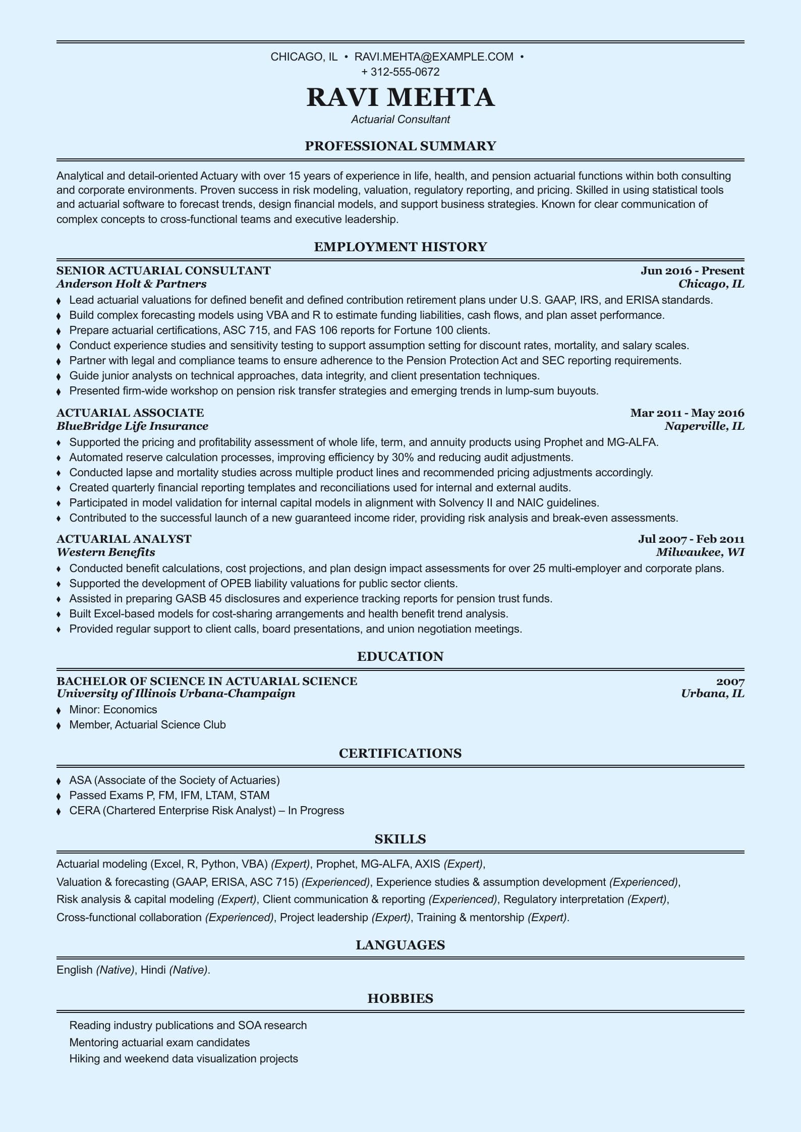 Actuarial Science