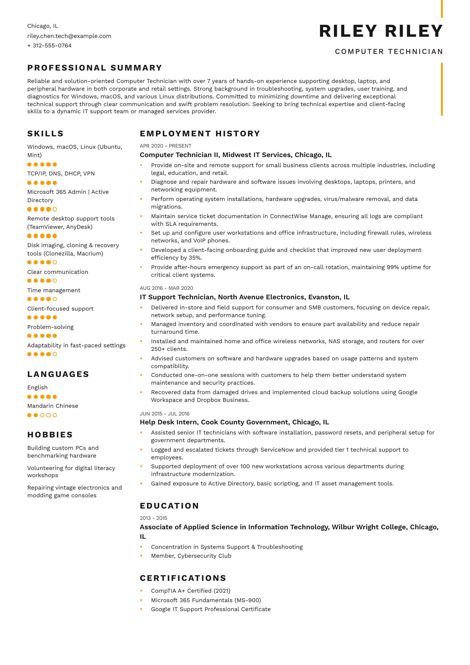 Computer Technician