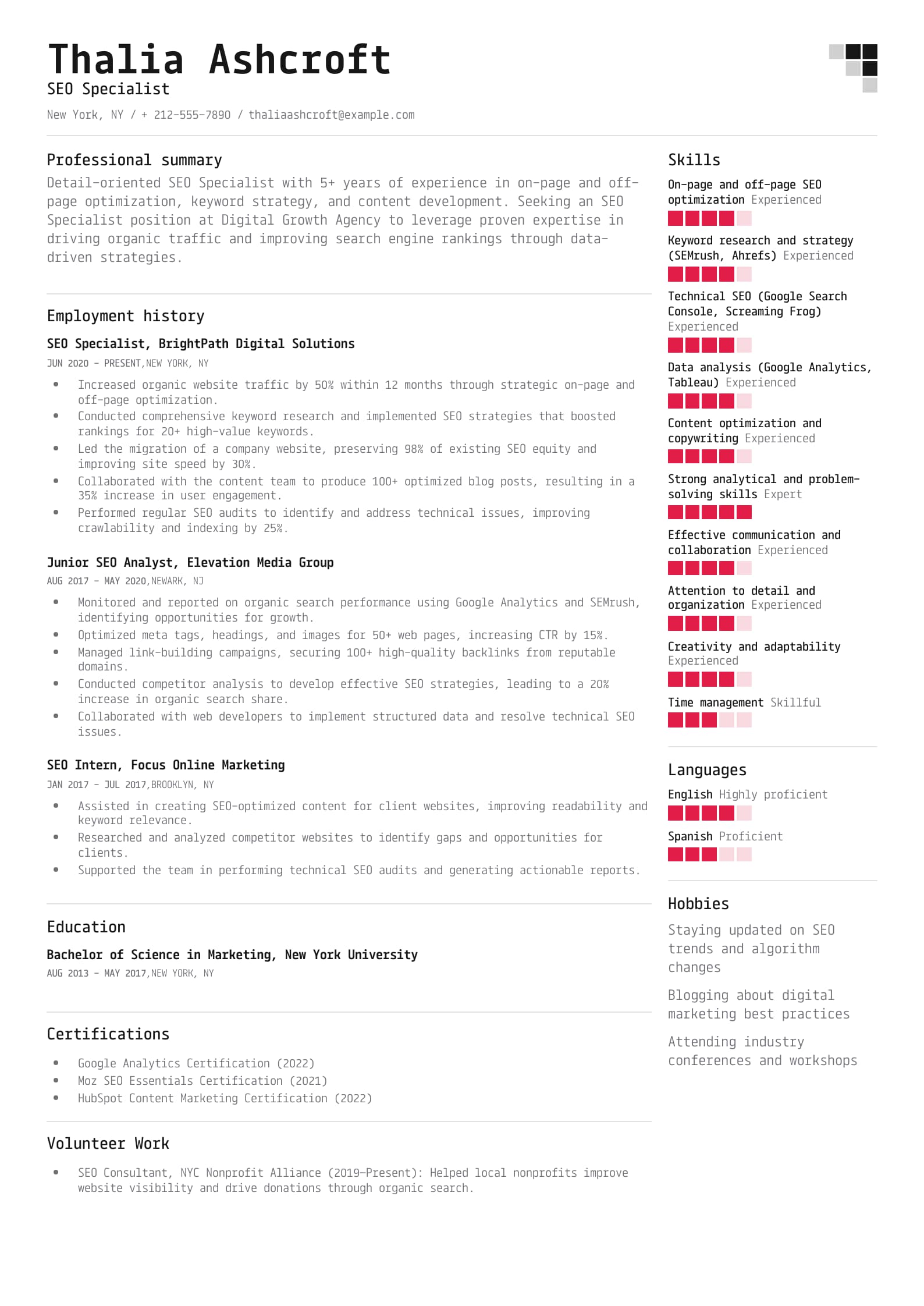 SEO Specialist
