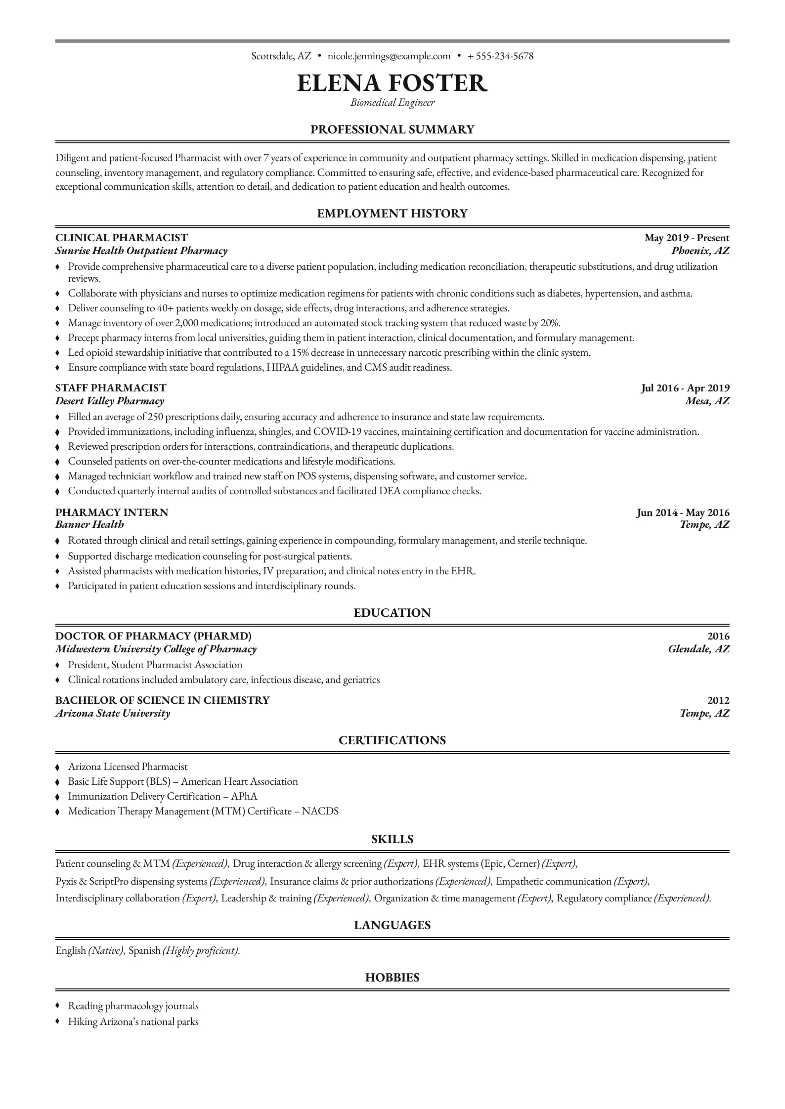 Biomedical Engineer