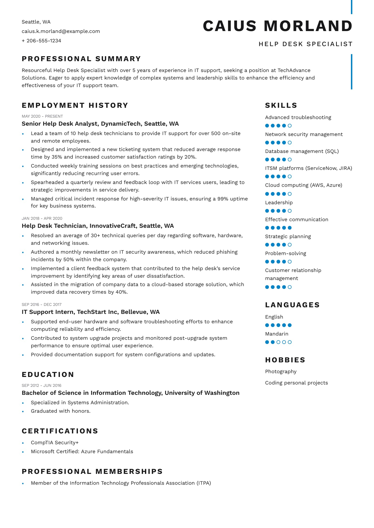 Help Desk Specialist