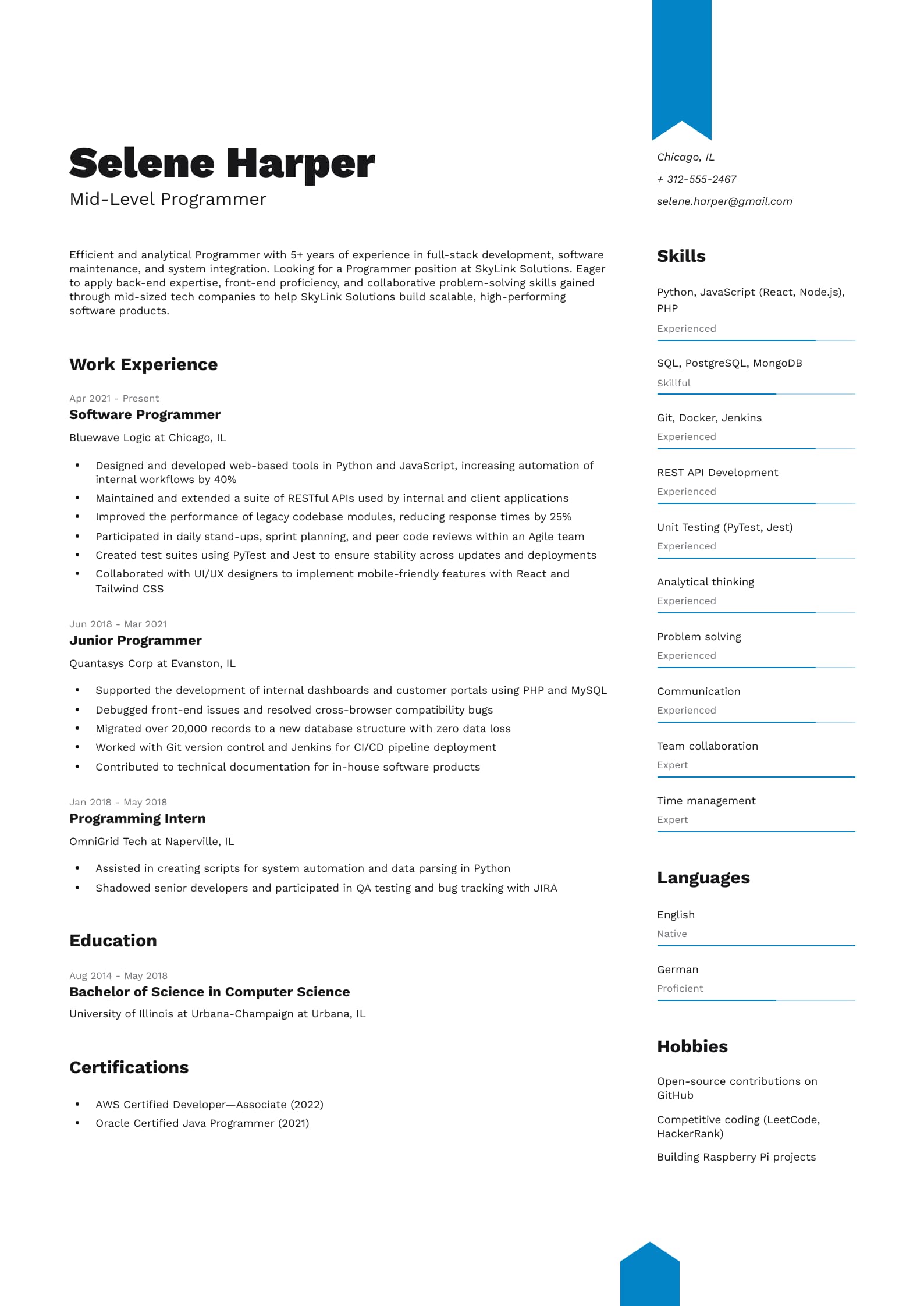 Mid-Level Programmer