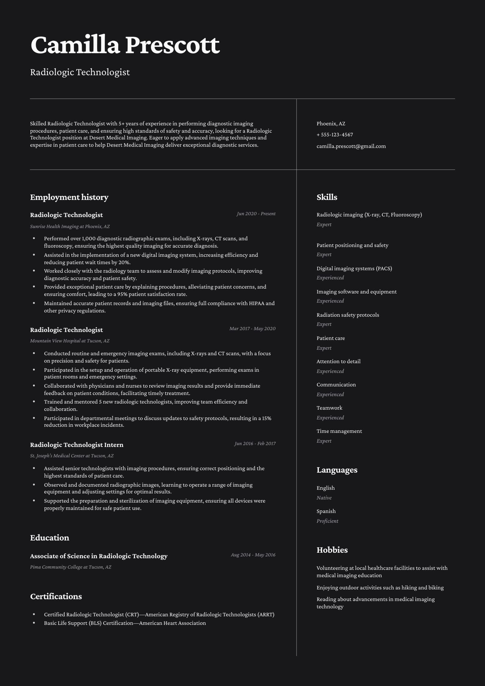 Radiologic Technologist